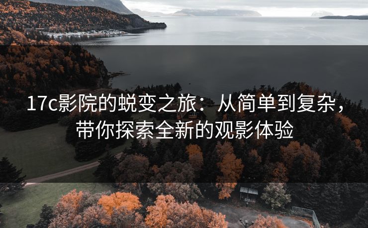 17c影院的蜕变之旅：从简单到复杂，带你探索全新的观影体验  第1张