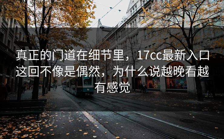 真正的门道在细节里，17cc最新入口这回不像是偶然，为什么说越晚看越有感觉